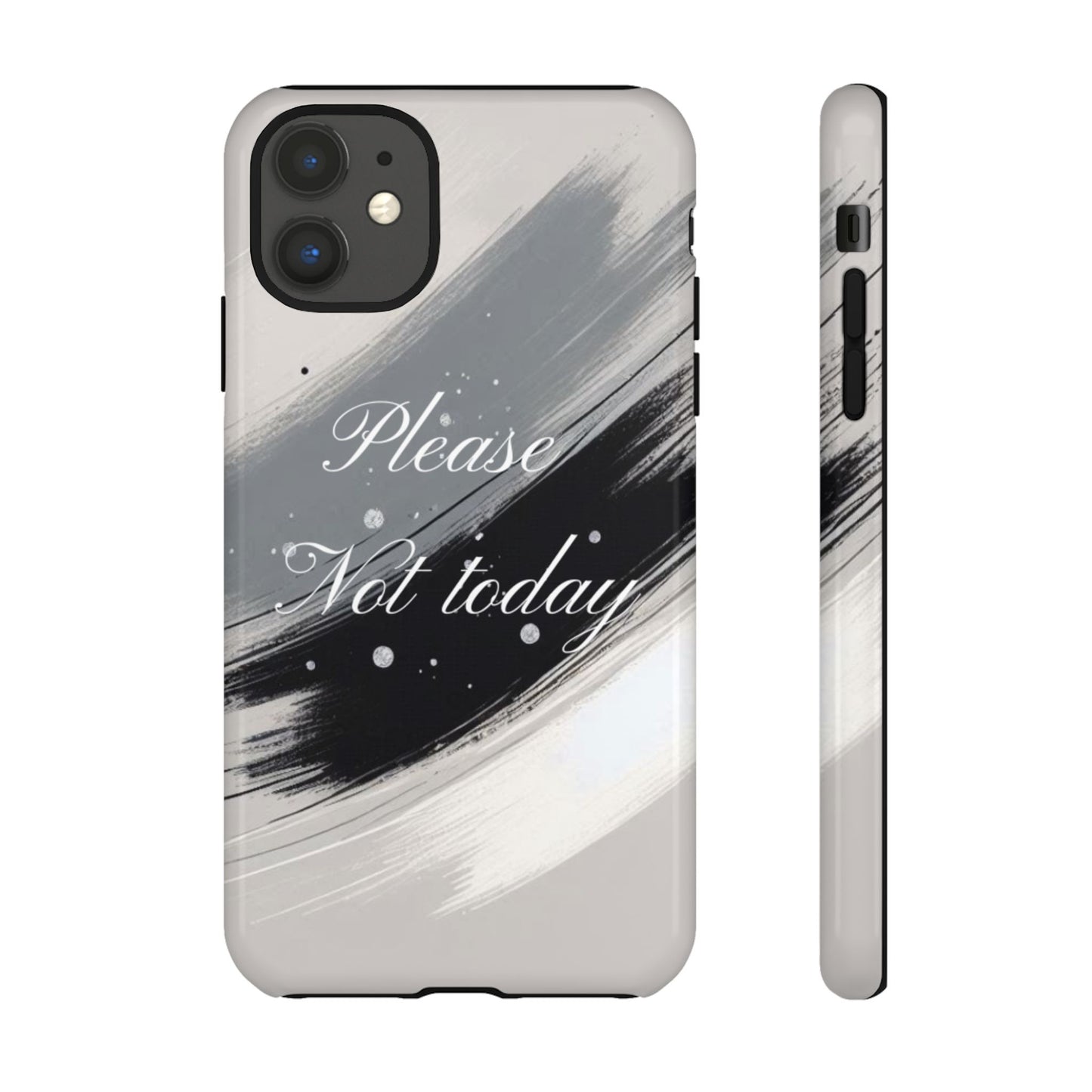 Please, Not Today Minimalist Phone Case Design