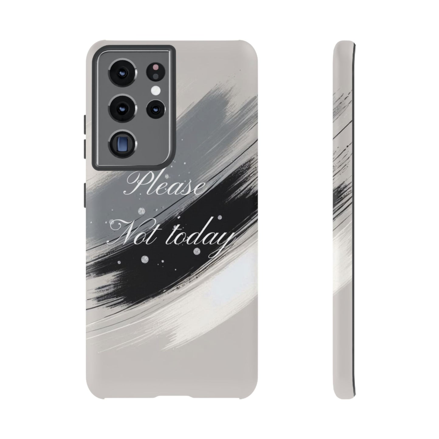 Please, Not Today Minimalist Phone Case Design