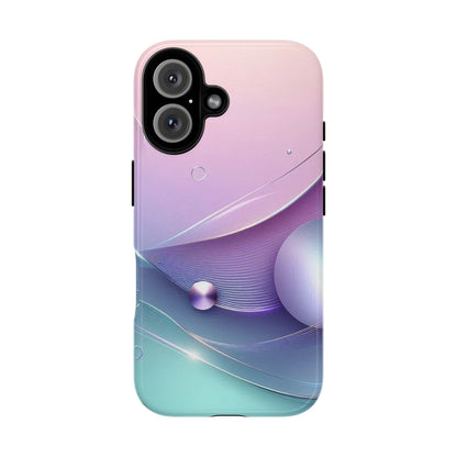 Chic Pastel Gradient Phone Case – Soft Purple & Teal