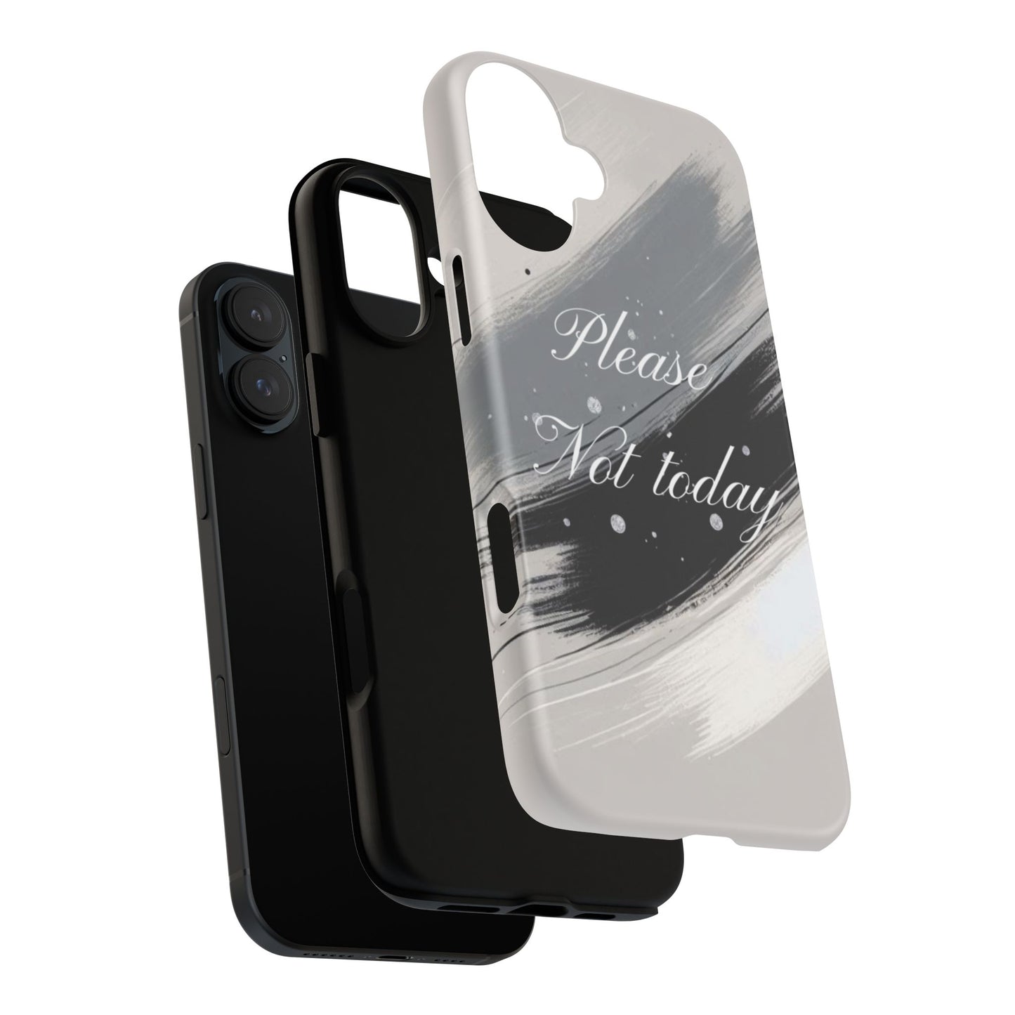 Please, Not Today Minimalist Phone Case Design