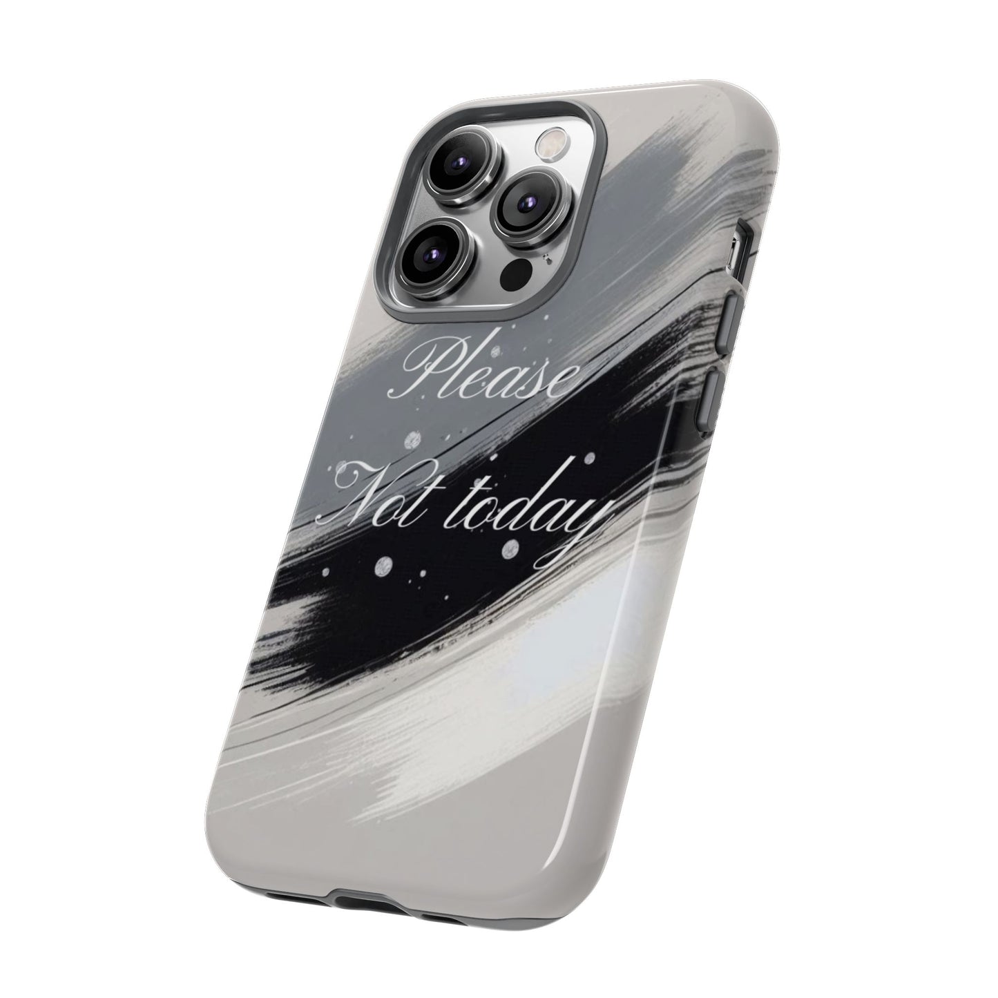 Please, Not Today Minimalist Phone Case Design