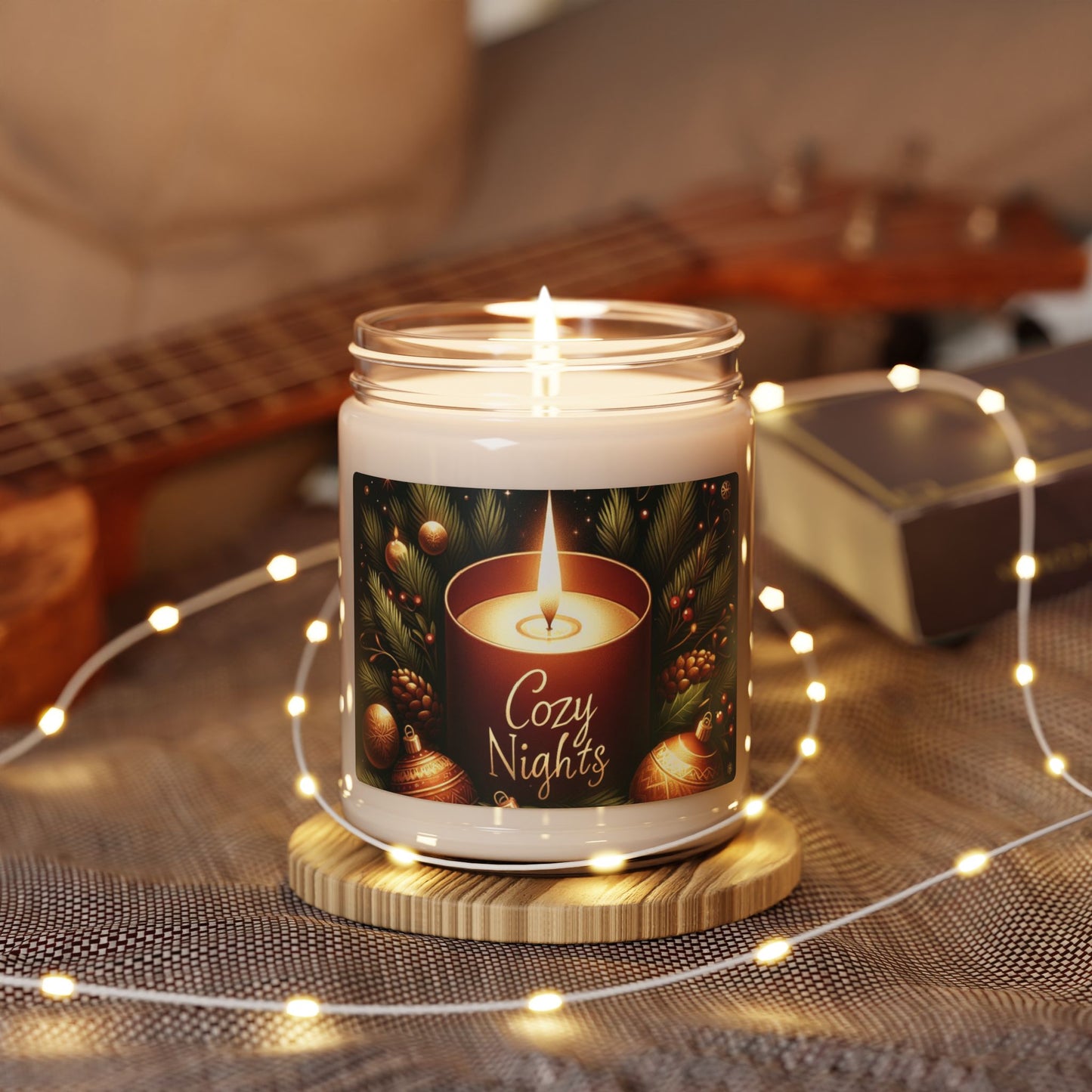 Cozy Nights" Christmas Candle: