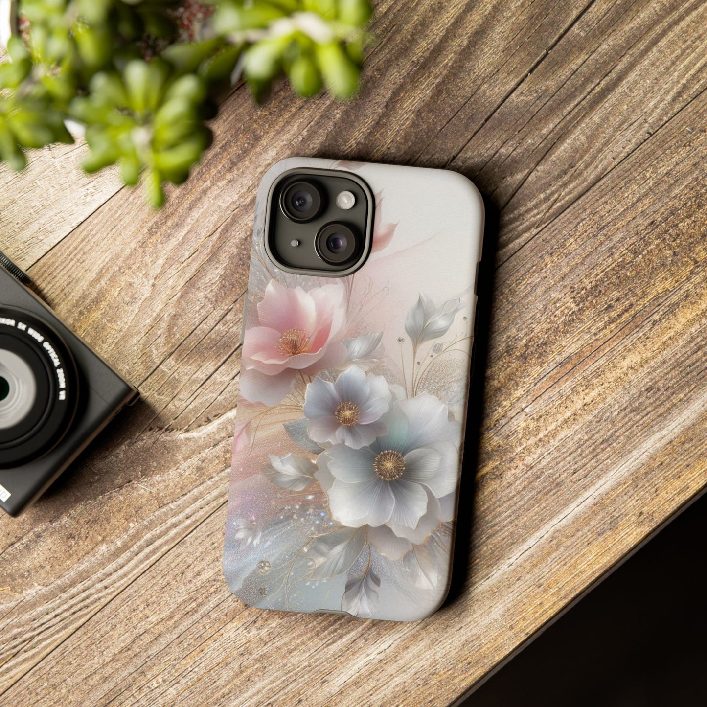 Sparkly Flowers Phone Case