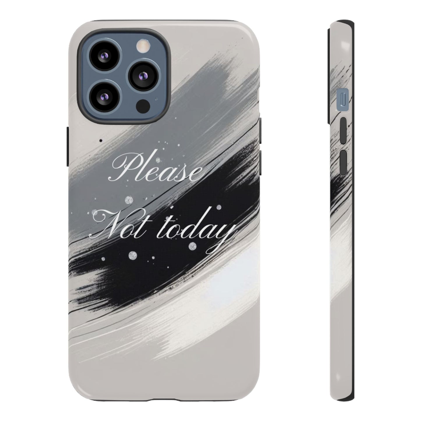 Please, Not Today Minimalist Phone Case Design