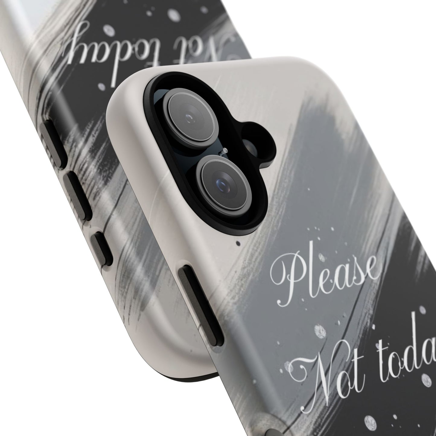 Please, Not Today Minimalist Phone Case Design