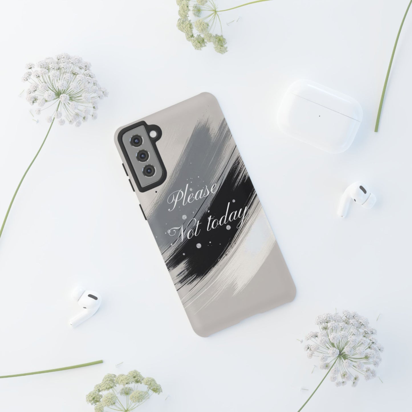 Please, Not Today Minimalist Phone Case Design