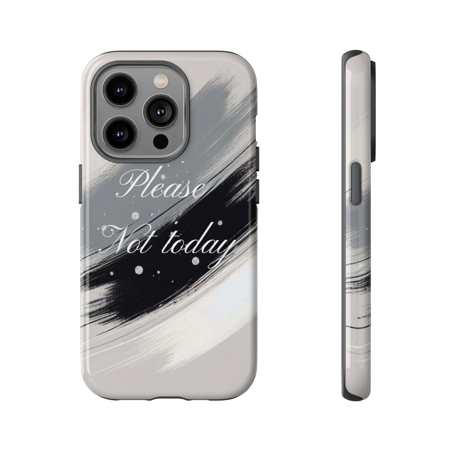 Please, Not Today Minimalist Phone Case Design