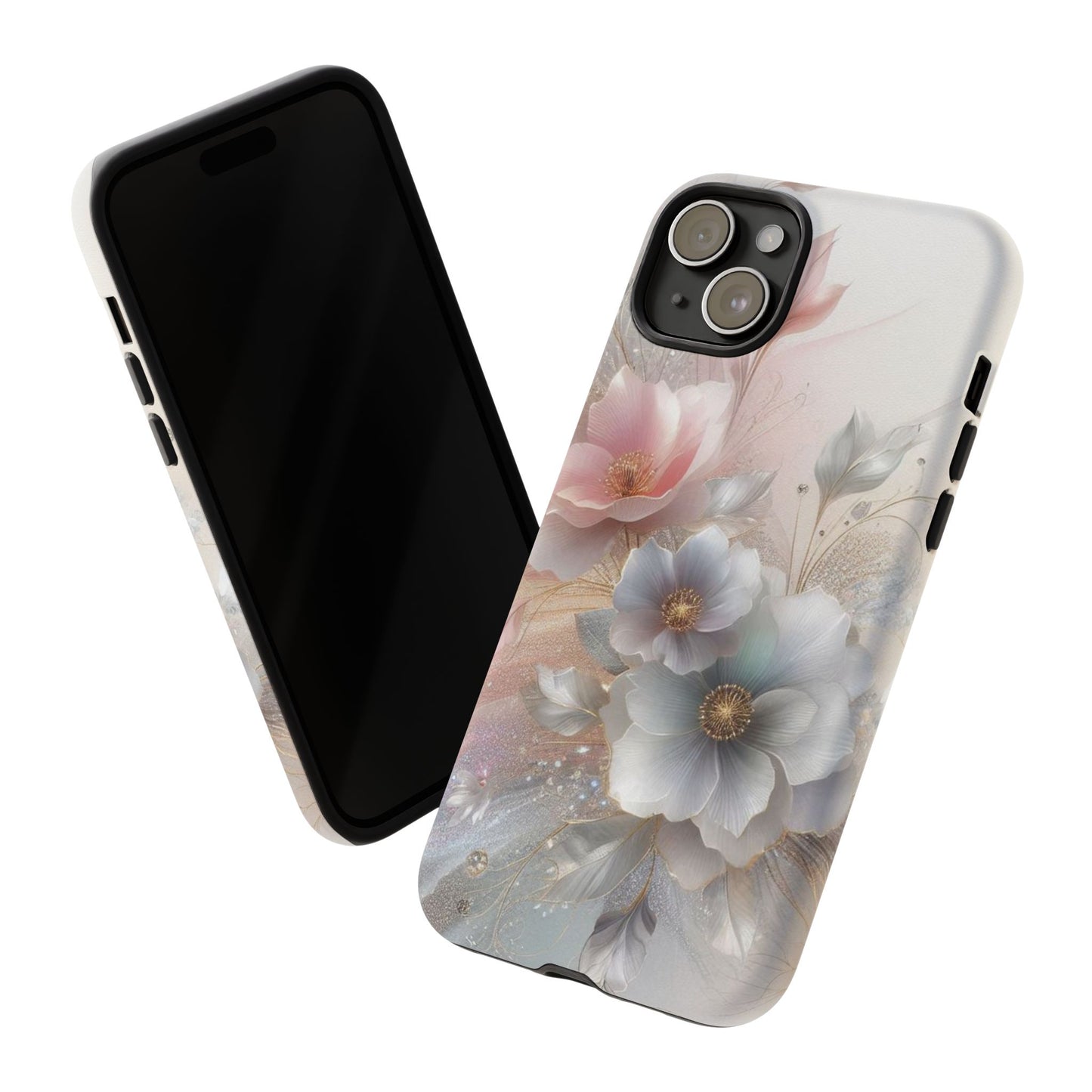 Sparkly Flowers Phone Case