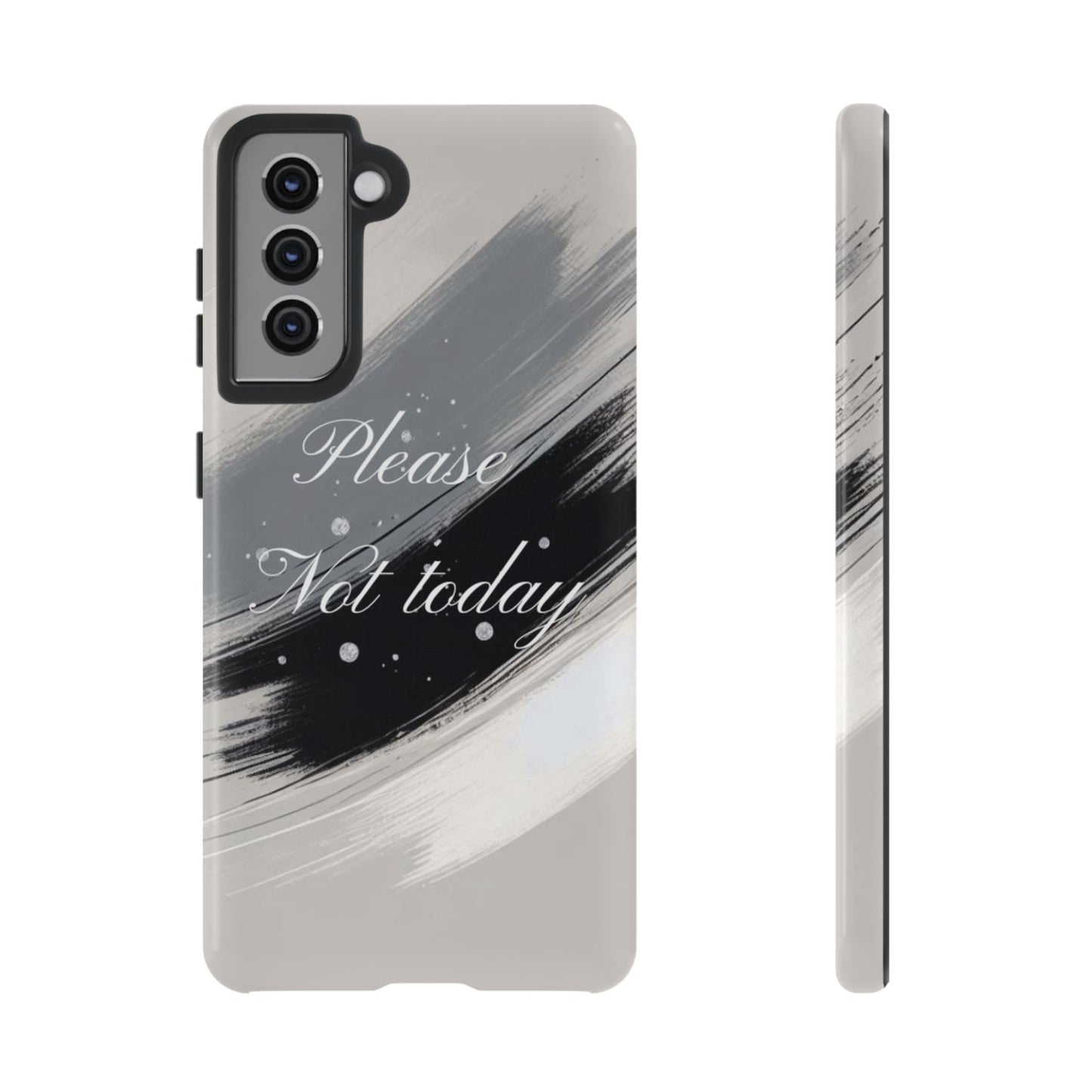 Please, Not Today Minimalist Phone Case Design