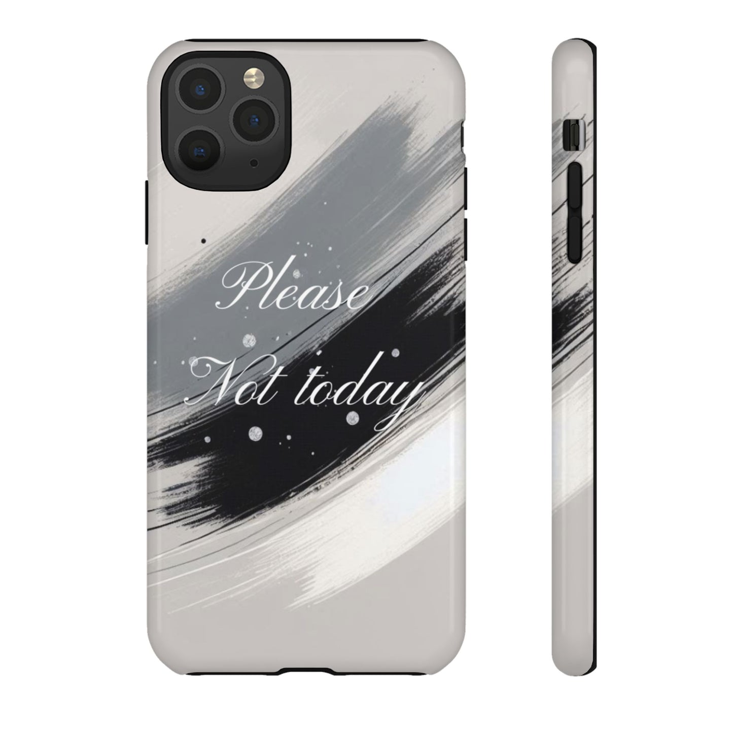 Please, Not Today Minimalist Phone Case Design