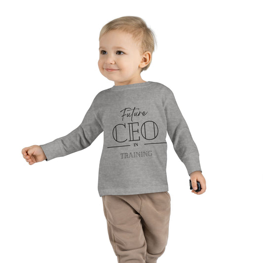 Future CEO in Training – Toddler Long Sleeve Tee