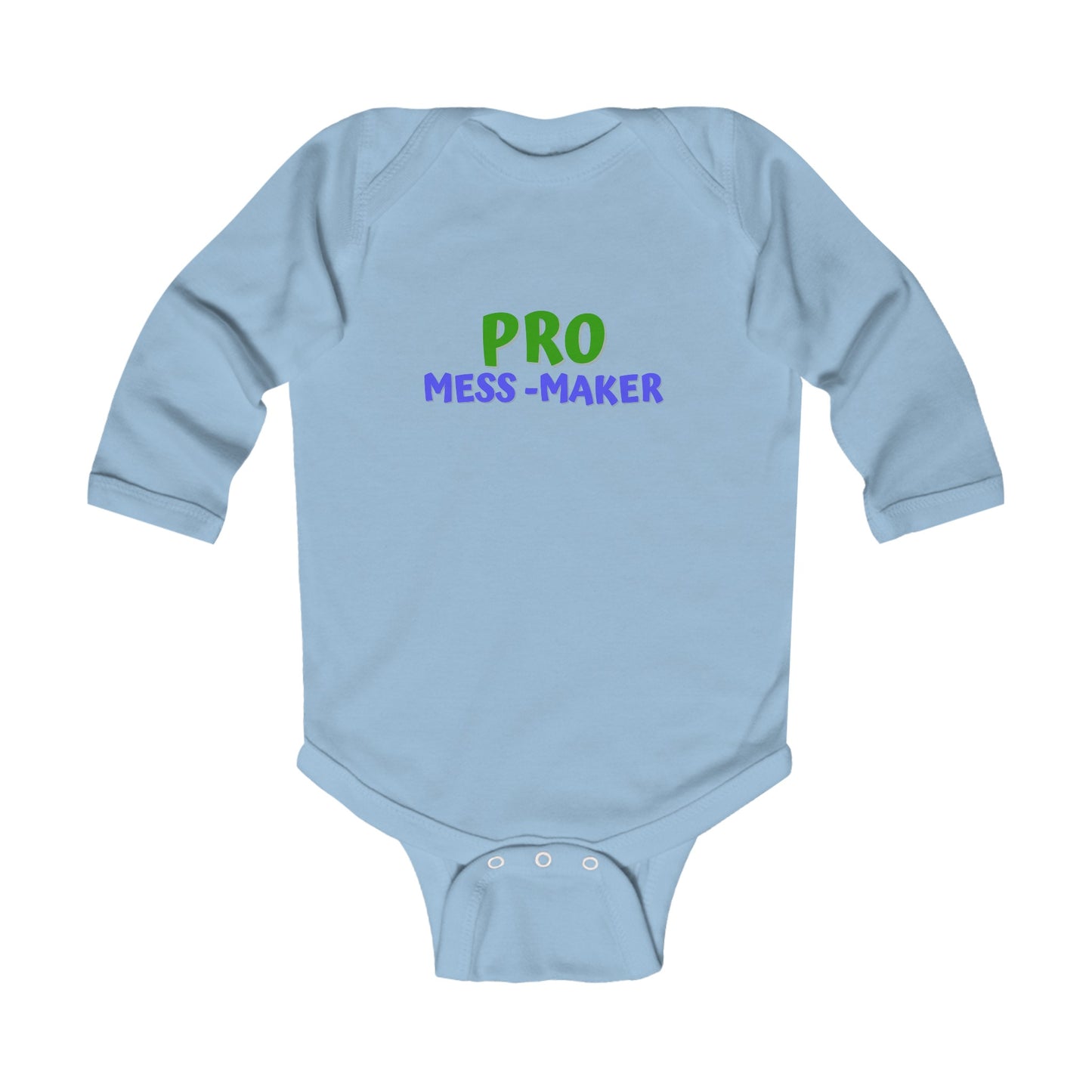 Pro Mess Maker: Long Sleeve Infant Bodysuit