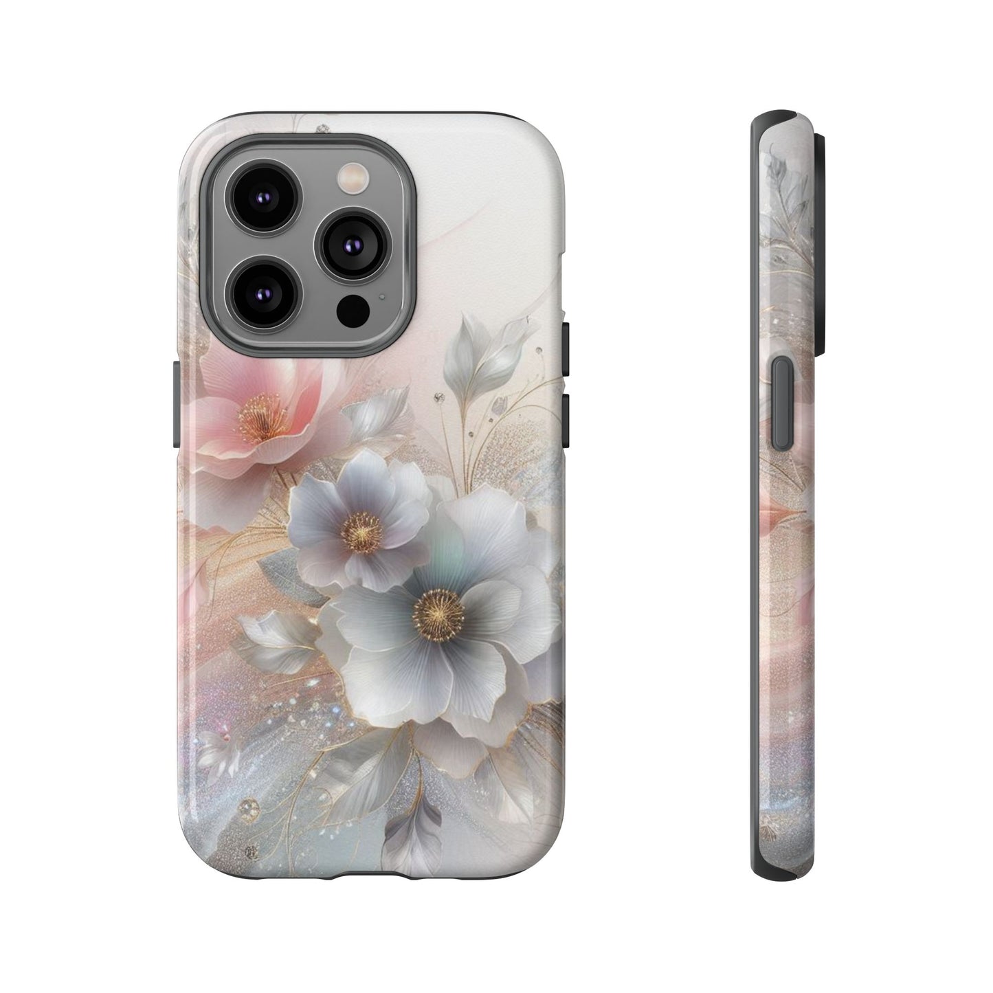 Sparkly Flowers Phone Case