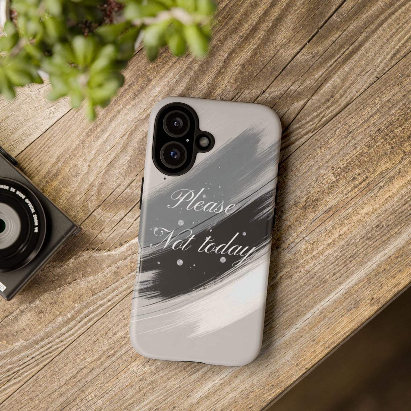 Please, Not Today Minimalist Phone Case Design