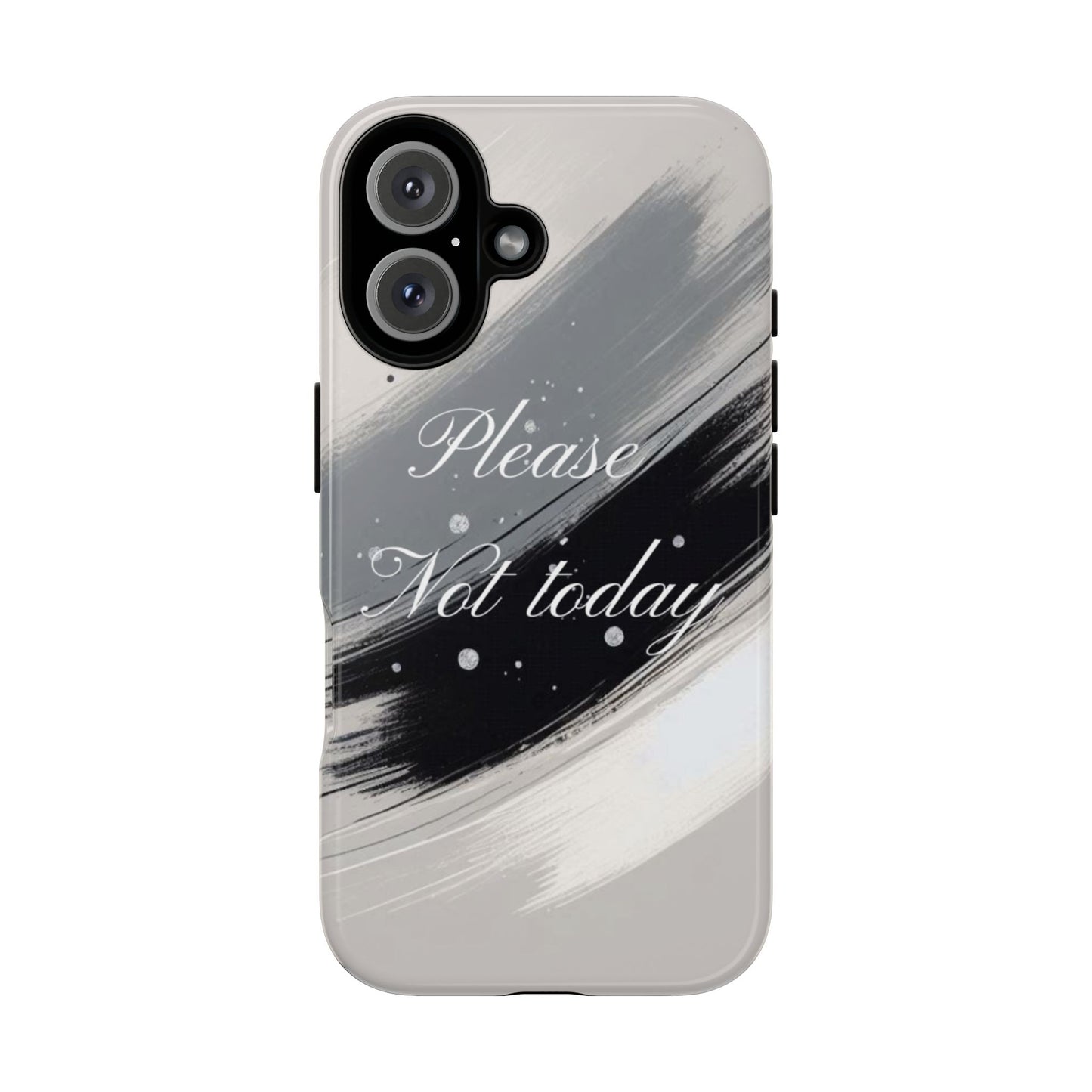 Please, Not Today Minimalist Phone Case Design