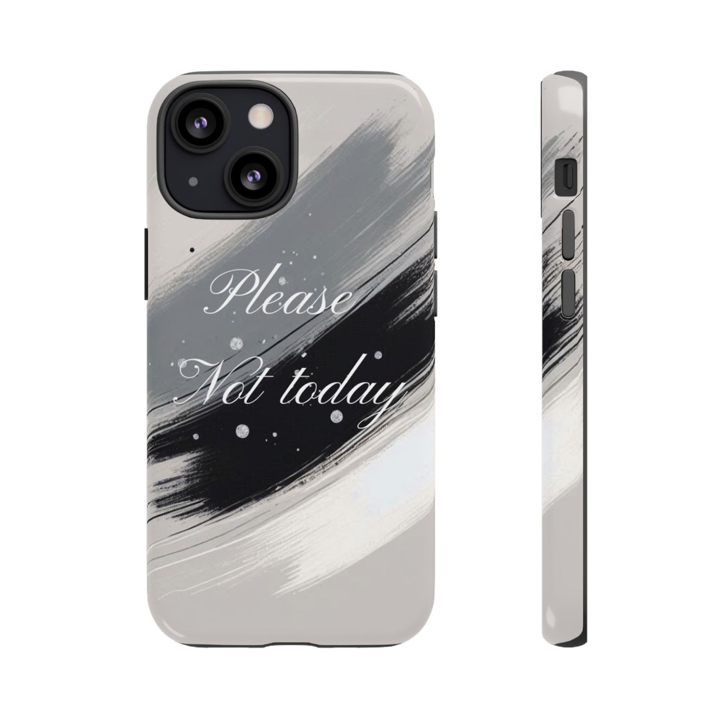 Please, Not Today Minimalist Phone Case Design