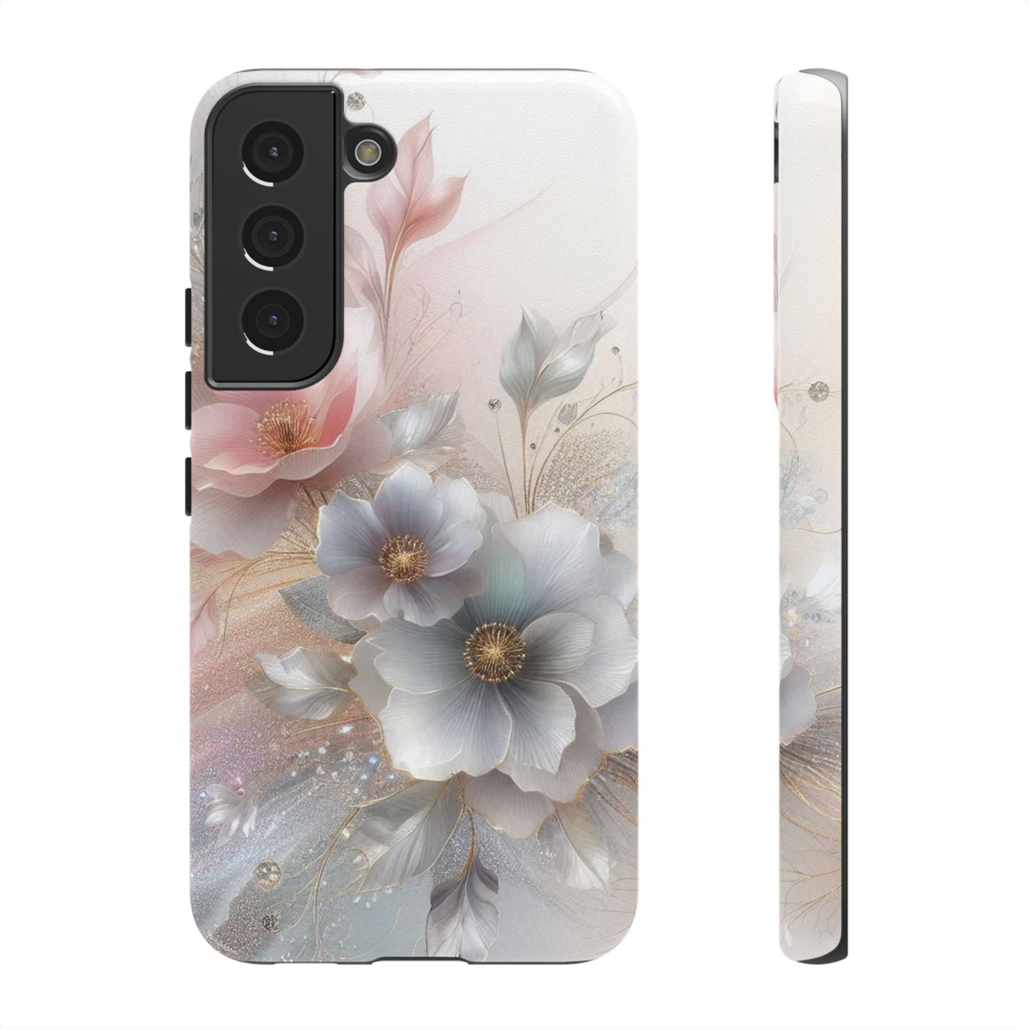 Sparkly Flowers Phone Case