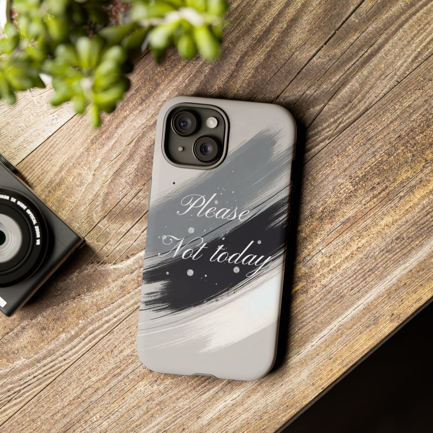 Please, Not Today Minimalist Phone Case Design