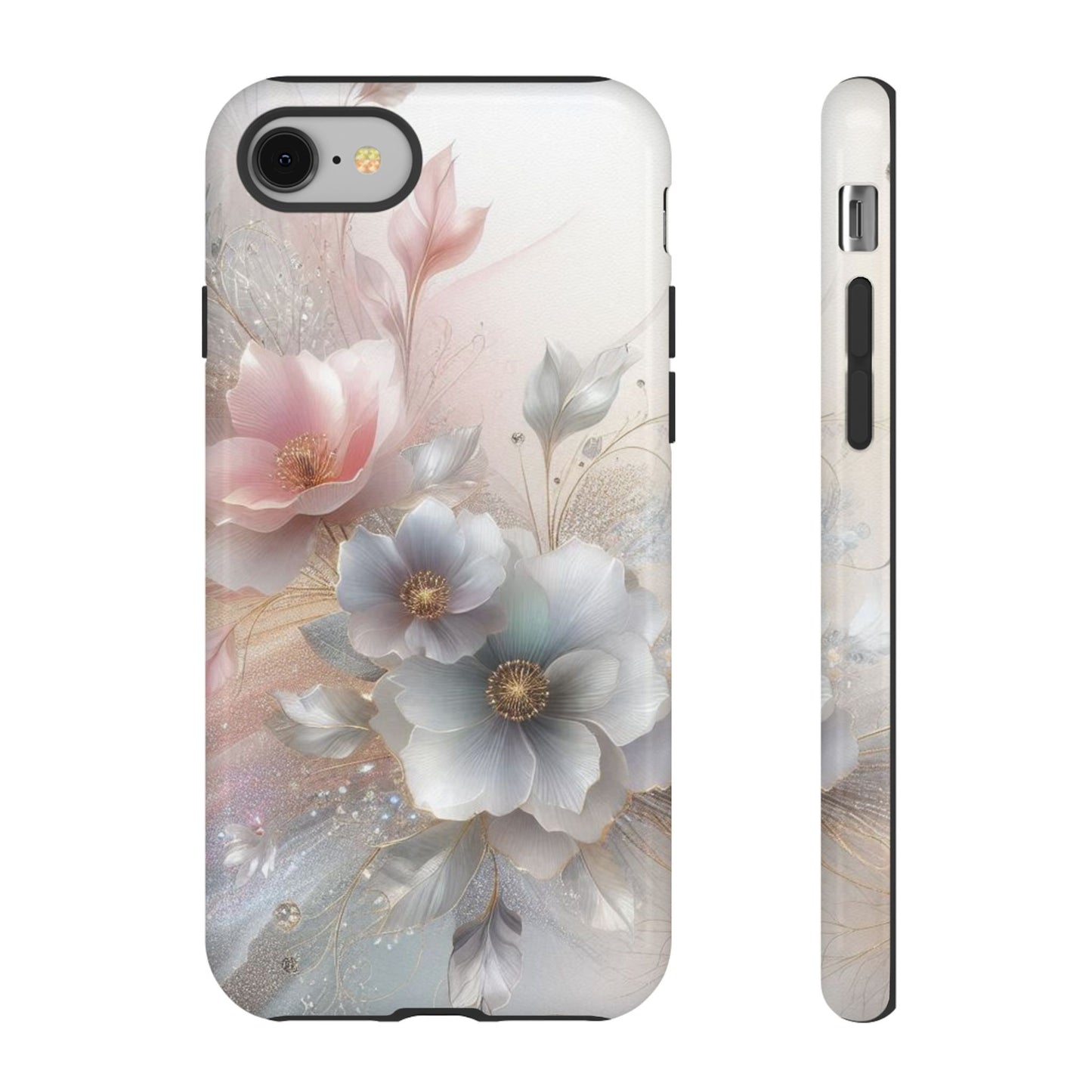 Sparkly Flowers Phone Case