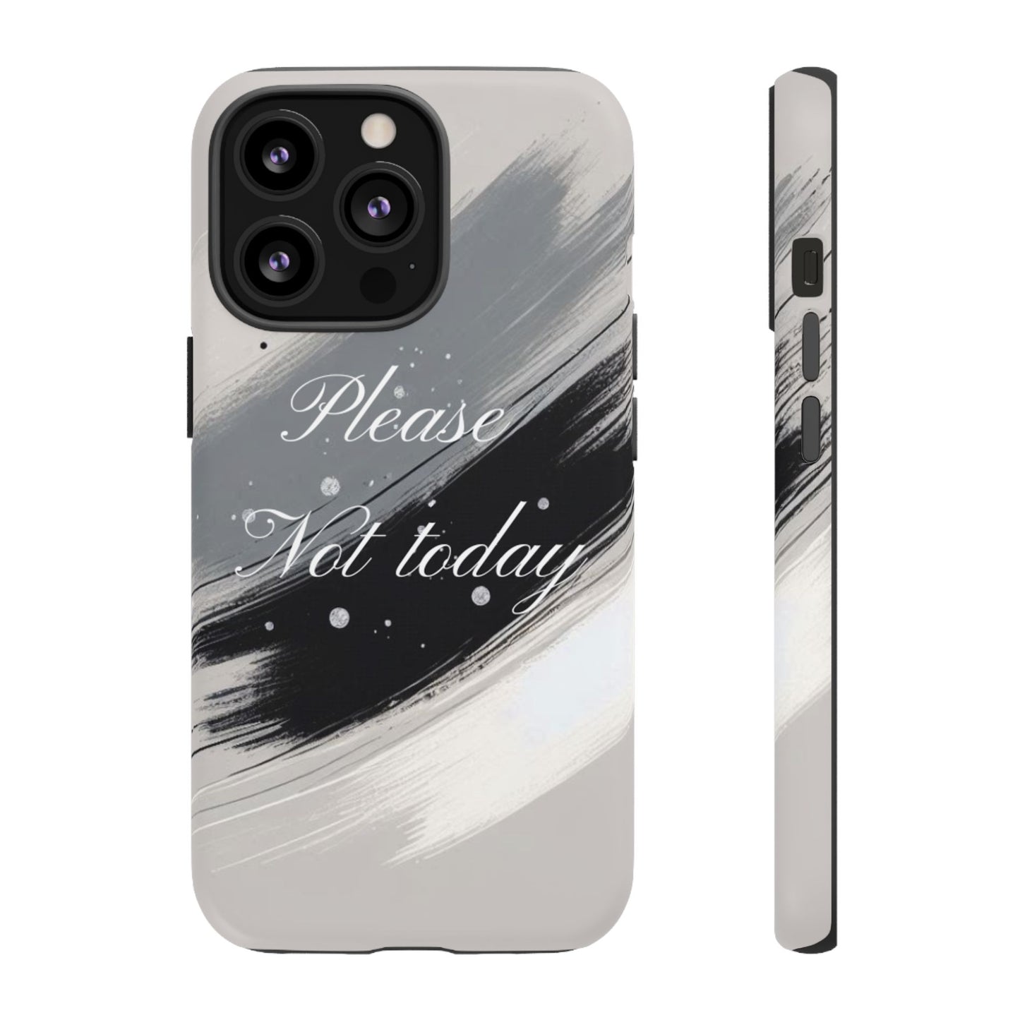 Please, Not Today Minimalist Phone Case Design