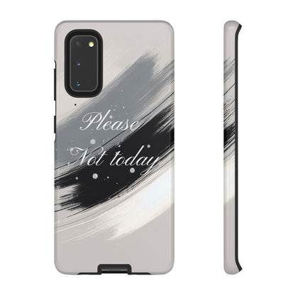 Please, Not Today Minimalist Phone Case Design