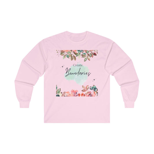 Create Boundaries Long Sleeve Tee