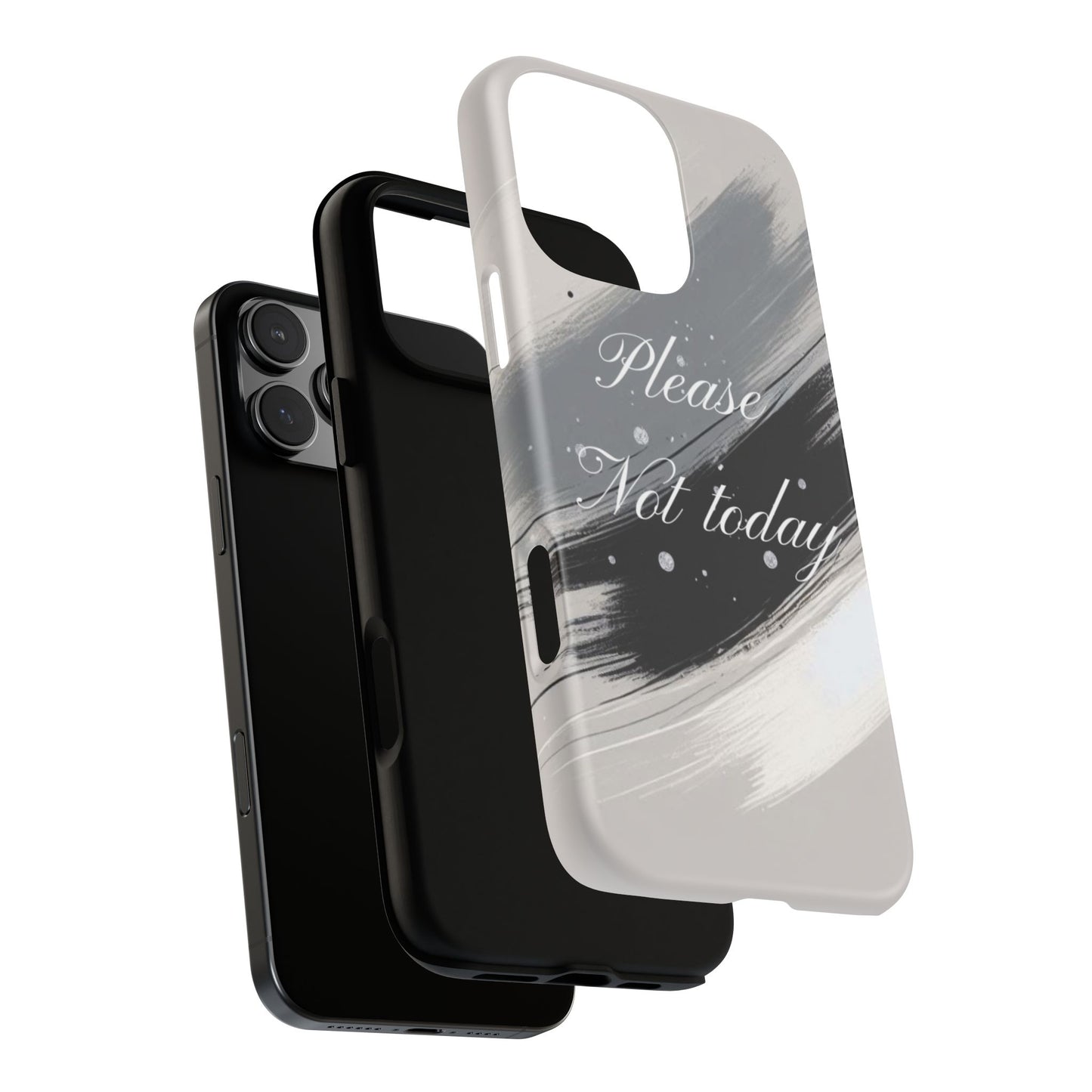 Please, Not Today Minimalist Phone Case Design