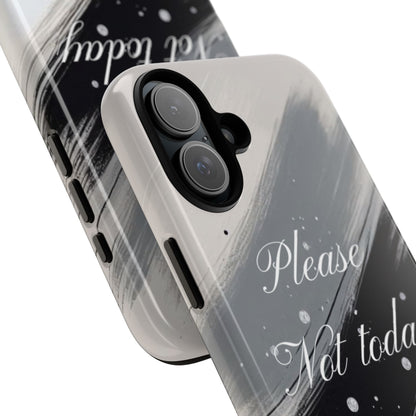 Please, Not Today Minimalist Phone Case Design