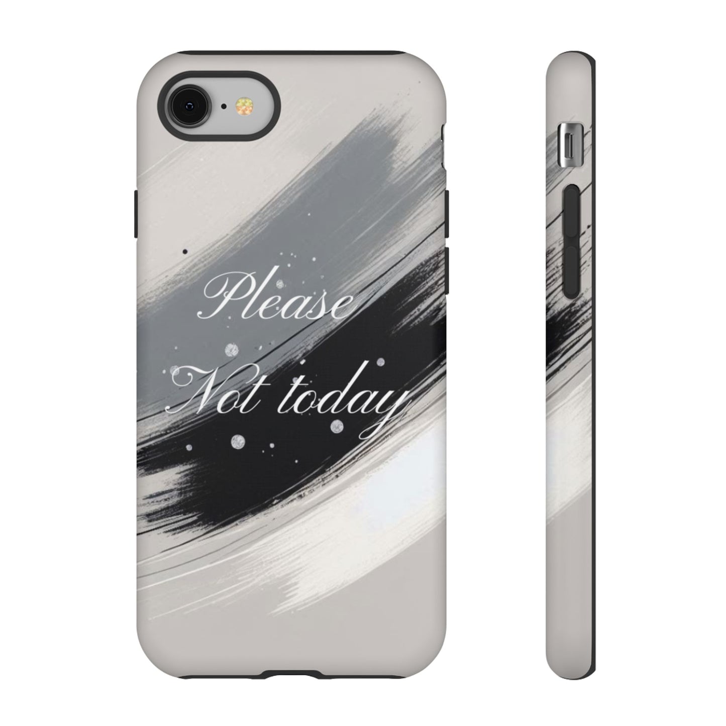 Please, Not Today Minimalist Phone Case Design