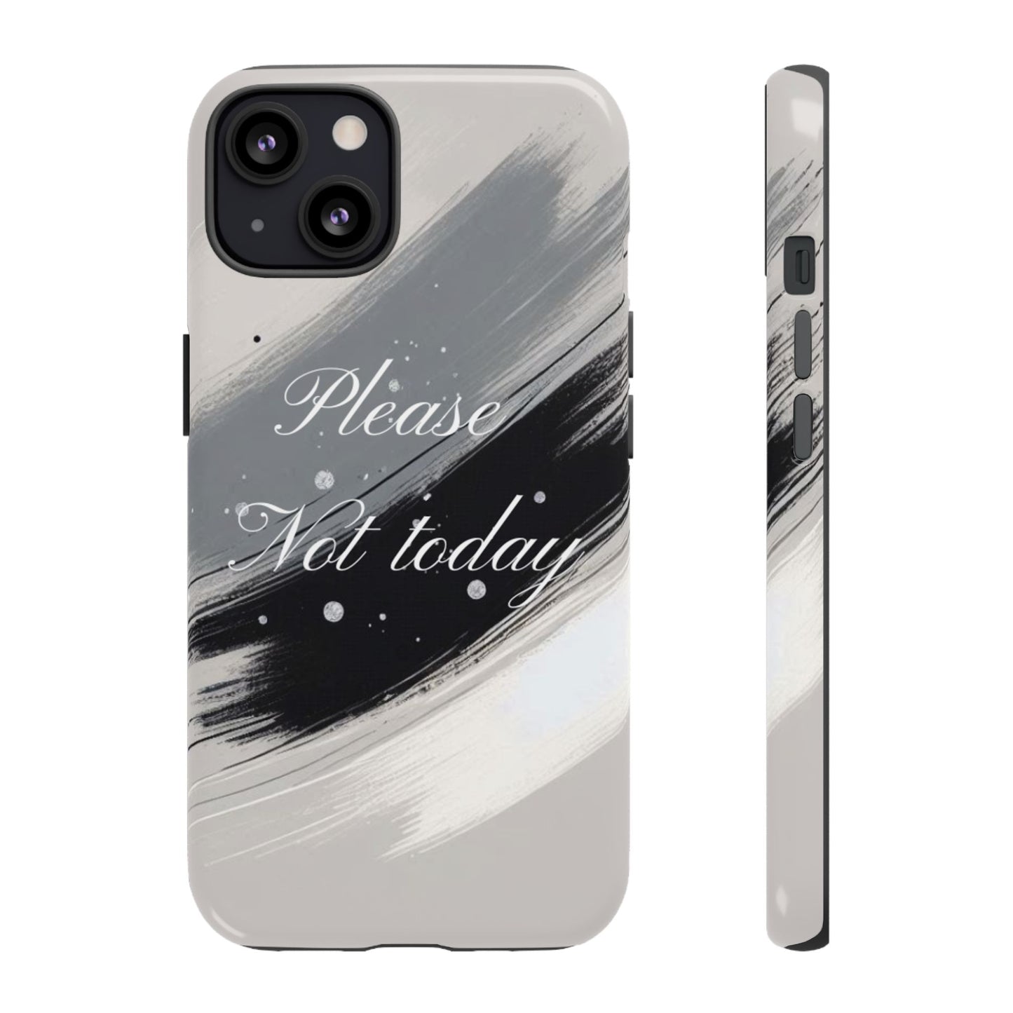 Please, Not Today Minimalist Phone Case Design