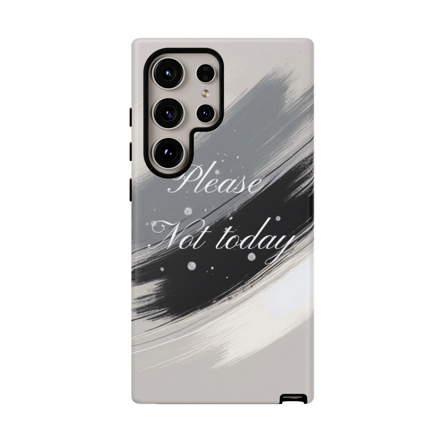 Please, Not Today Minimalist Phone Case Design