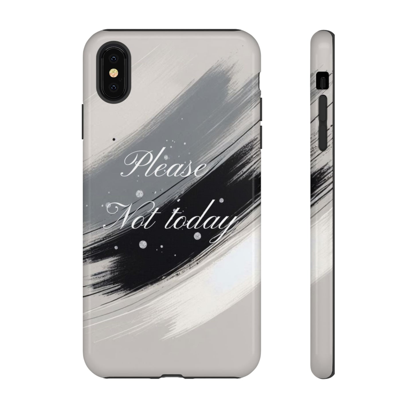 Please, Not Today Minimalist Phone Case Design