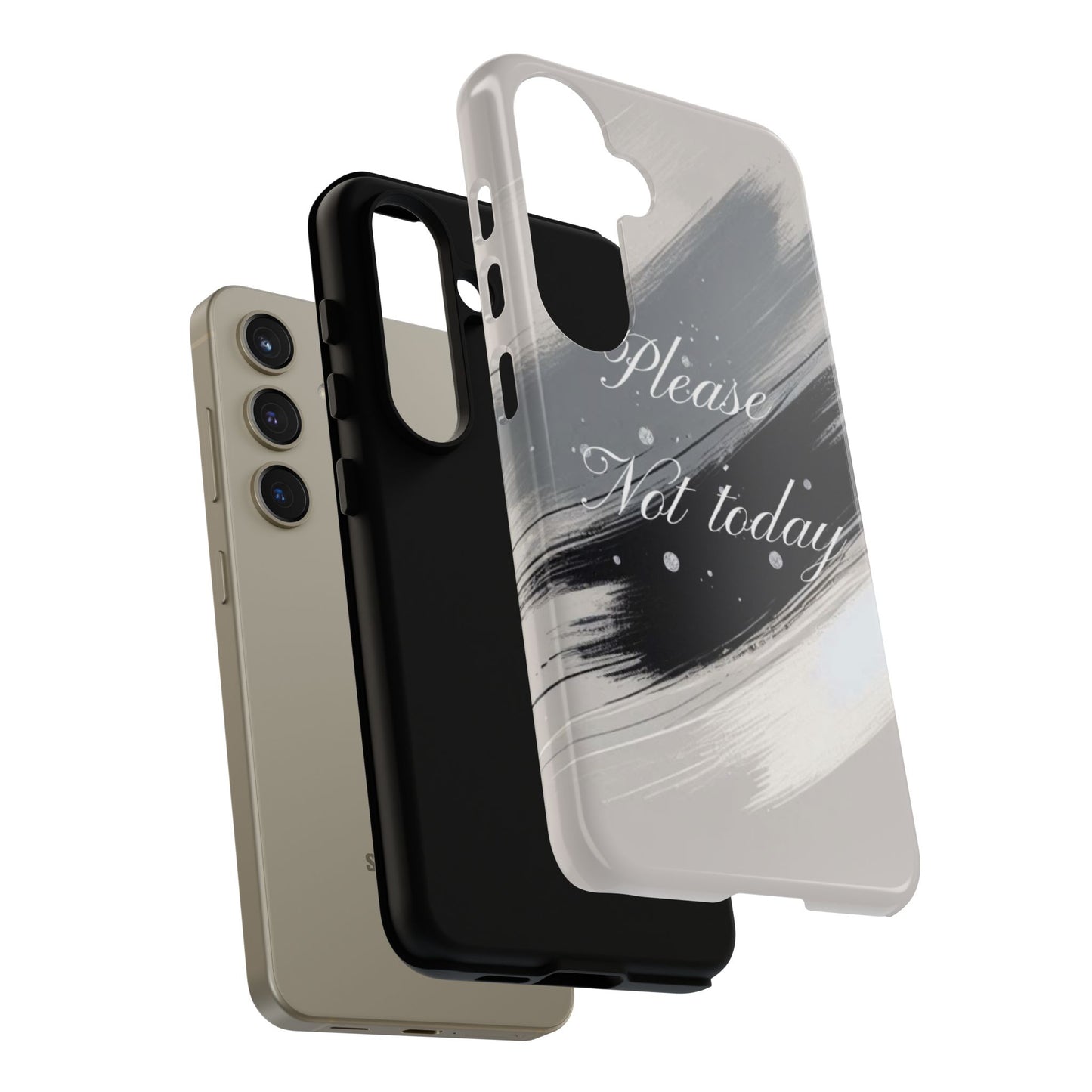 Please, Not Today Minimalist Phone Case Design