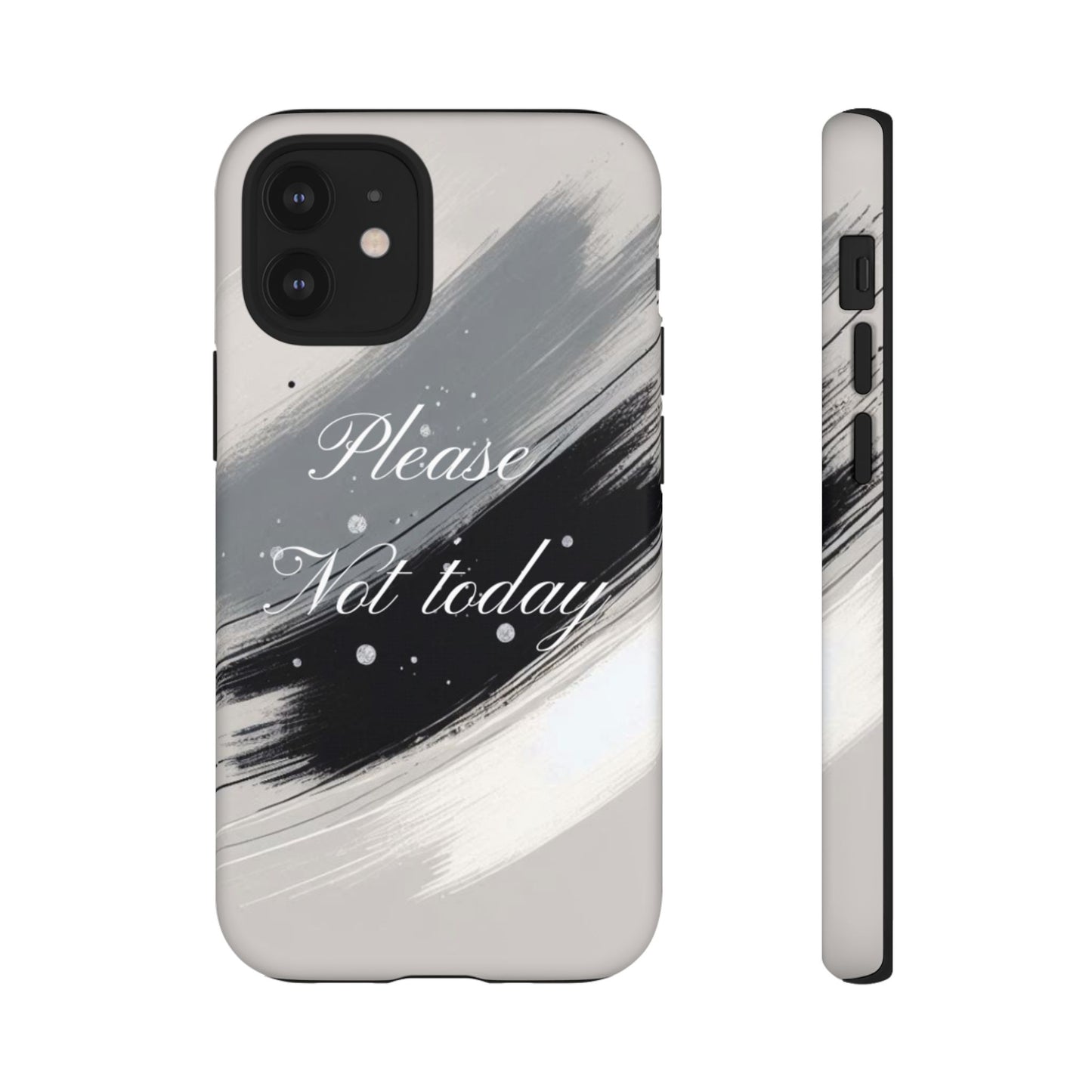 Please, Not Today Minimalist Phone Case Design