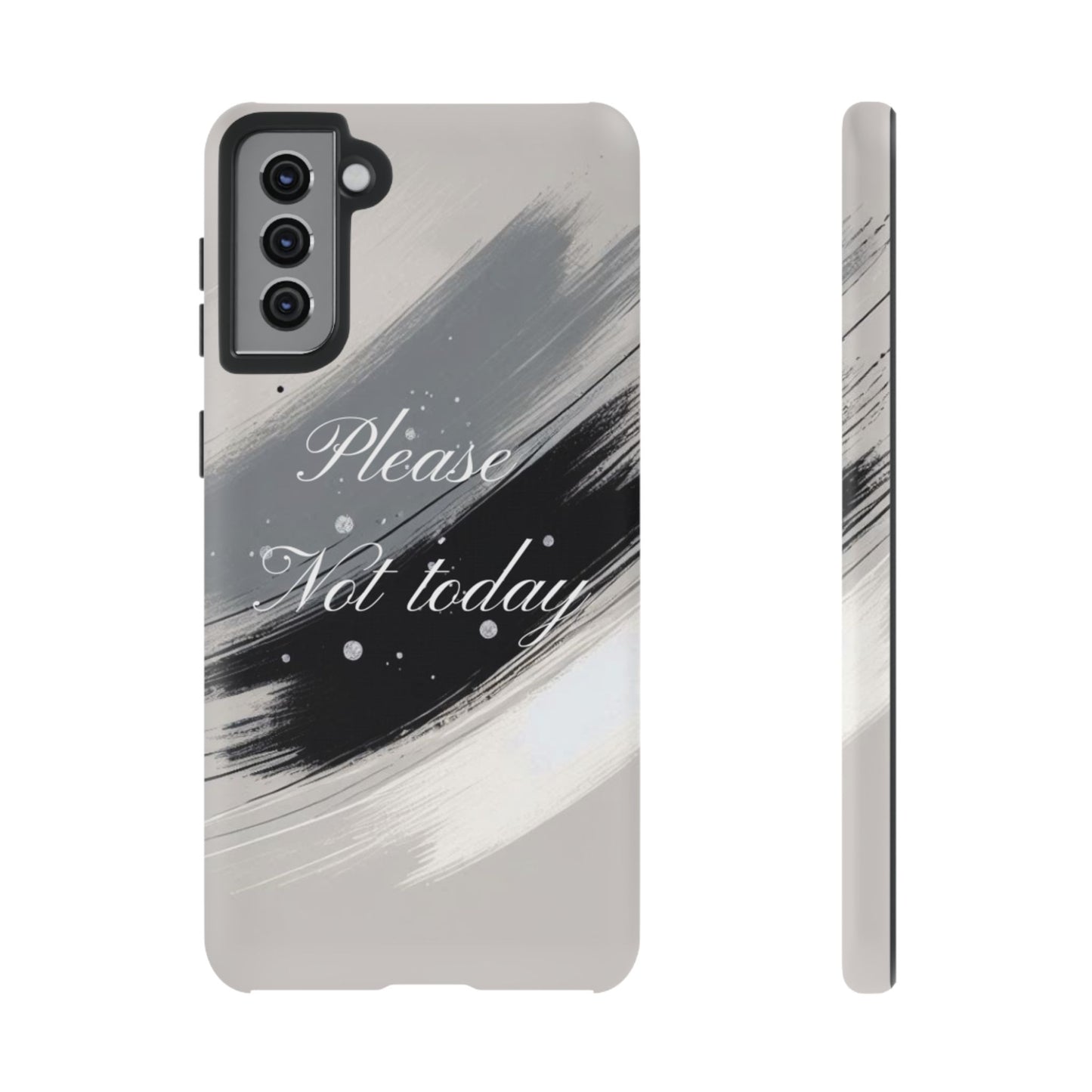 Please, Not Today Minimalist Phone Case Design