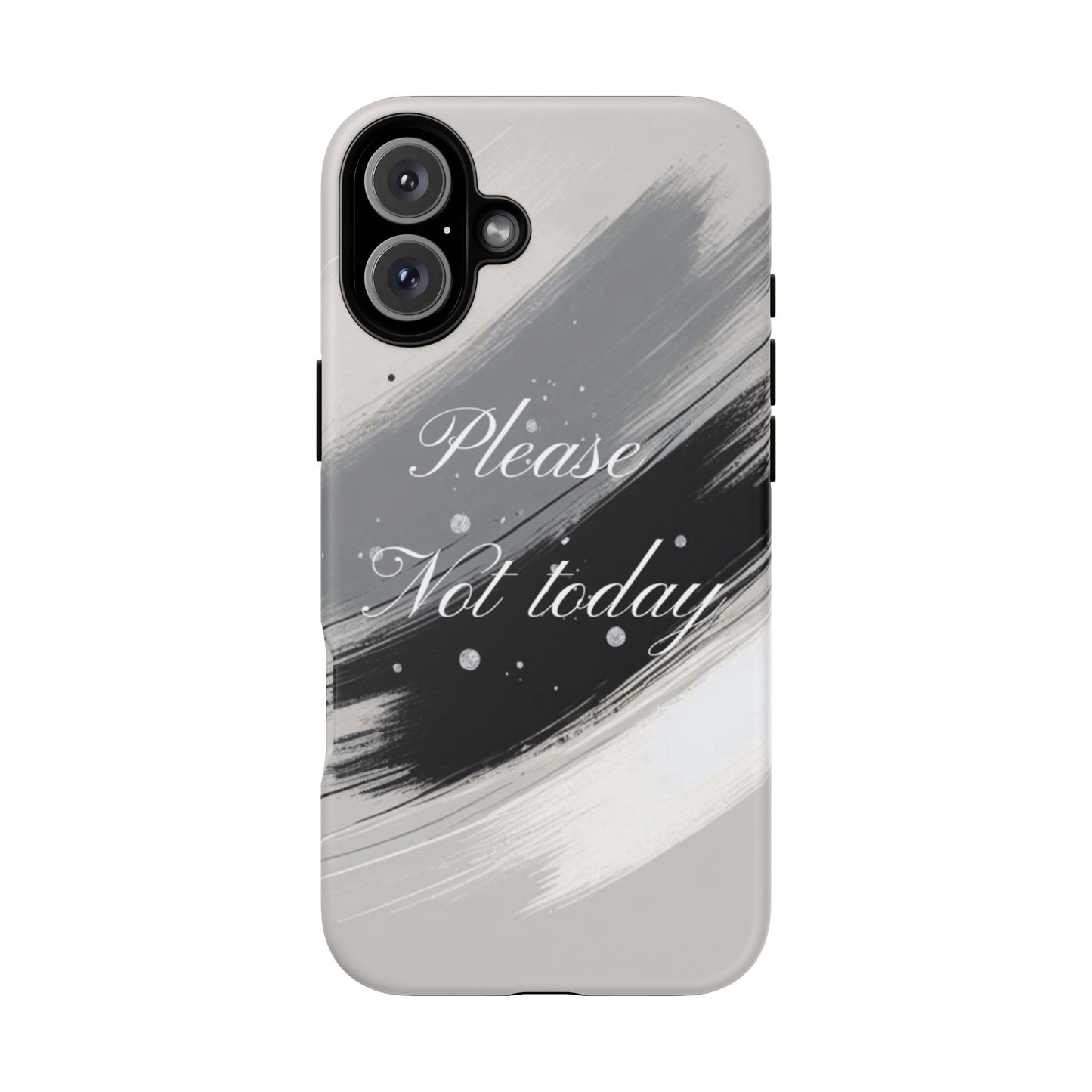 Please, Not Today Minimalist Phone Case Design