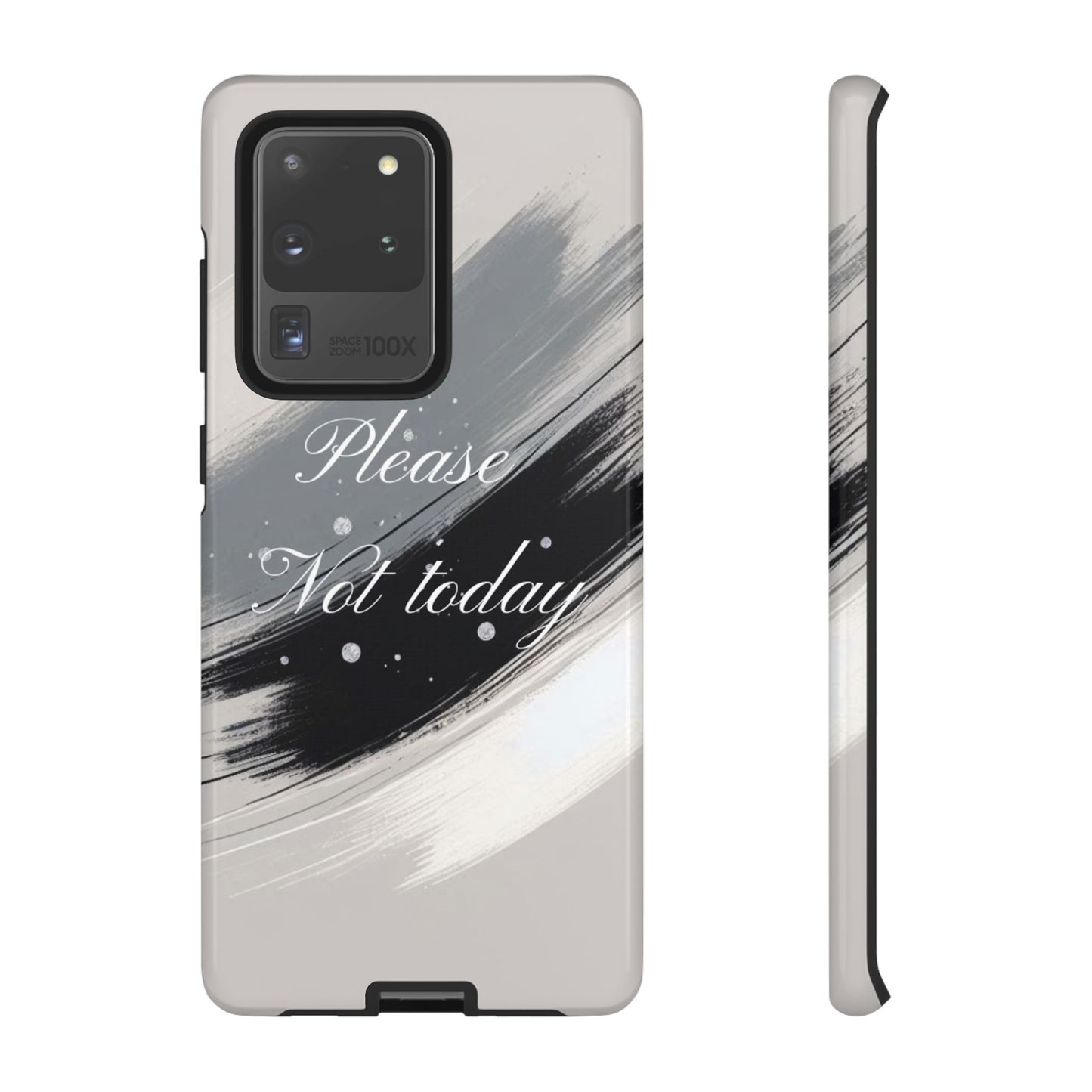 Please, Not Today Minimalist Phone Case Design