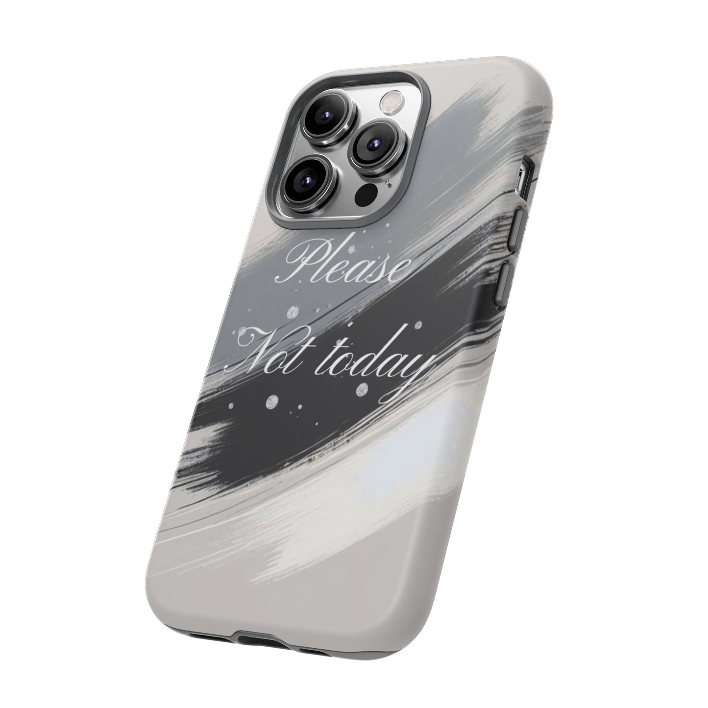 Please, Not Today Minimalist Phone Case Design