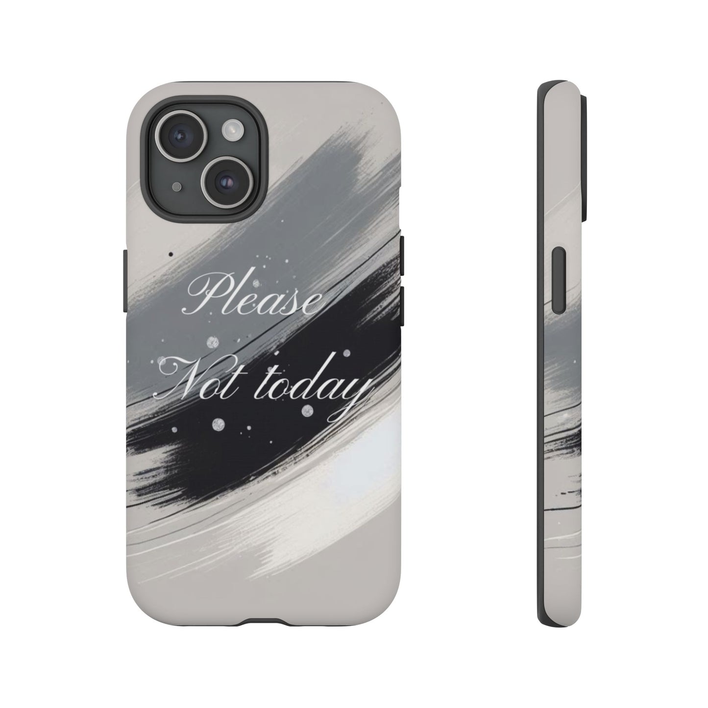 Please, Not Today Minimalist Phone Case Design