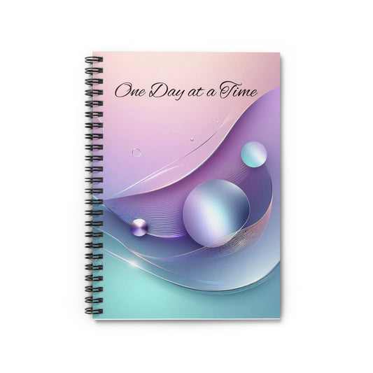 One day At a Time Spiral Notebook Journal