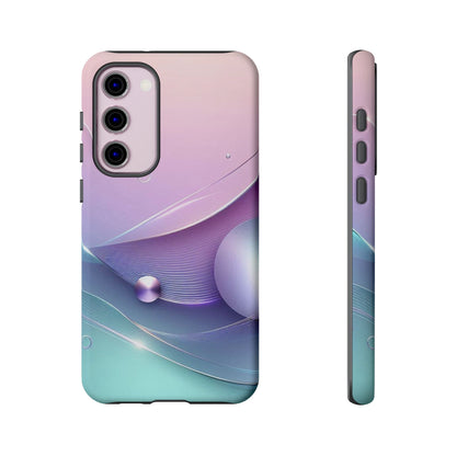 Chic Pastel Gradient Phone Case – Soft Purple & Teal