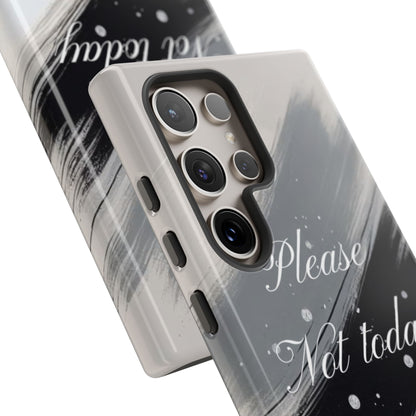 Please, Not Today Minimalist Phone Case Design