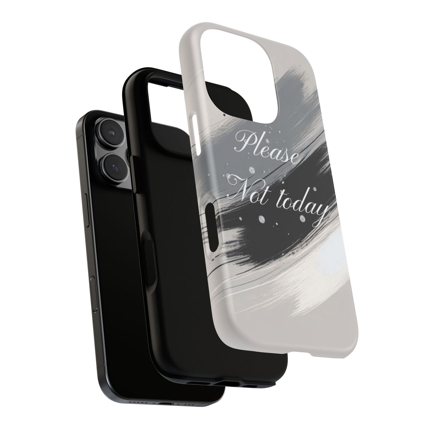 Please, Not Today Minimalist Phone Case Design