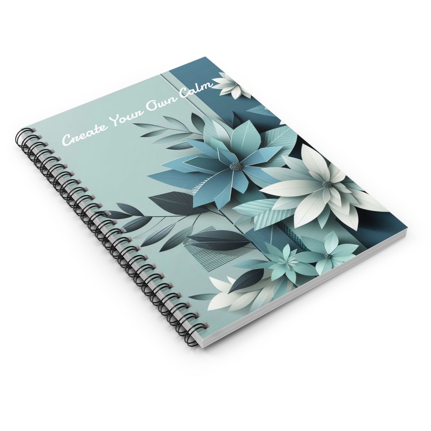 Create Your Own Calm Spiral Notebook Journal