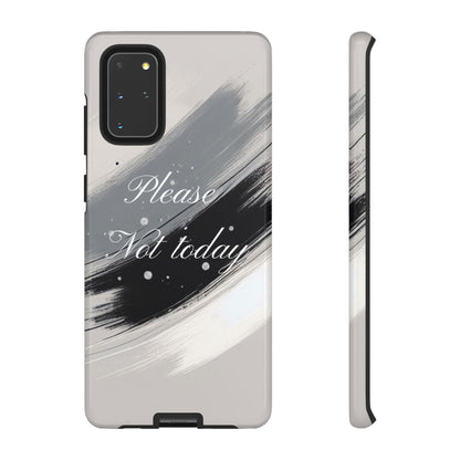 Please, Not Today Minimalist Phone Case Design