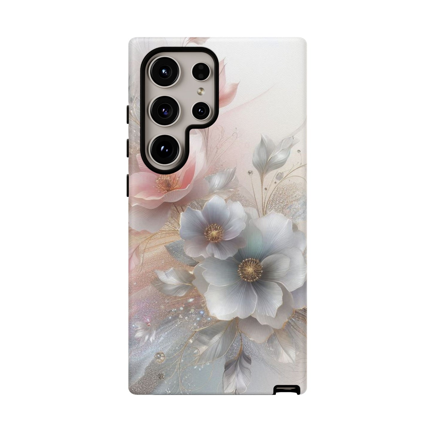 Sparkly Flowers Phone Case