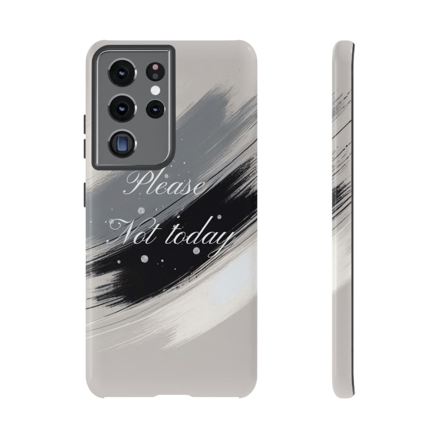 Please, Not Today Minimalist Phone Case Design