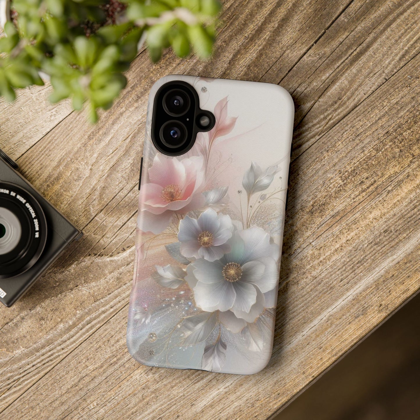 Sparkly Flowers Phone Case