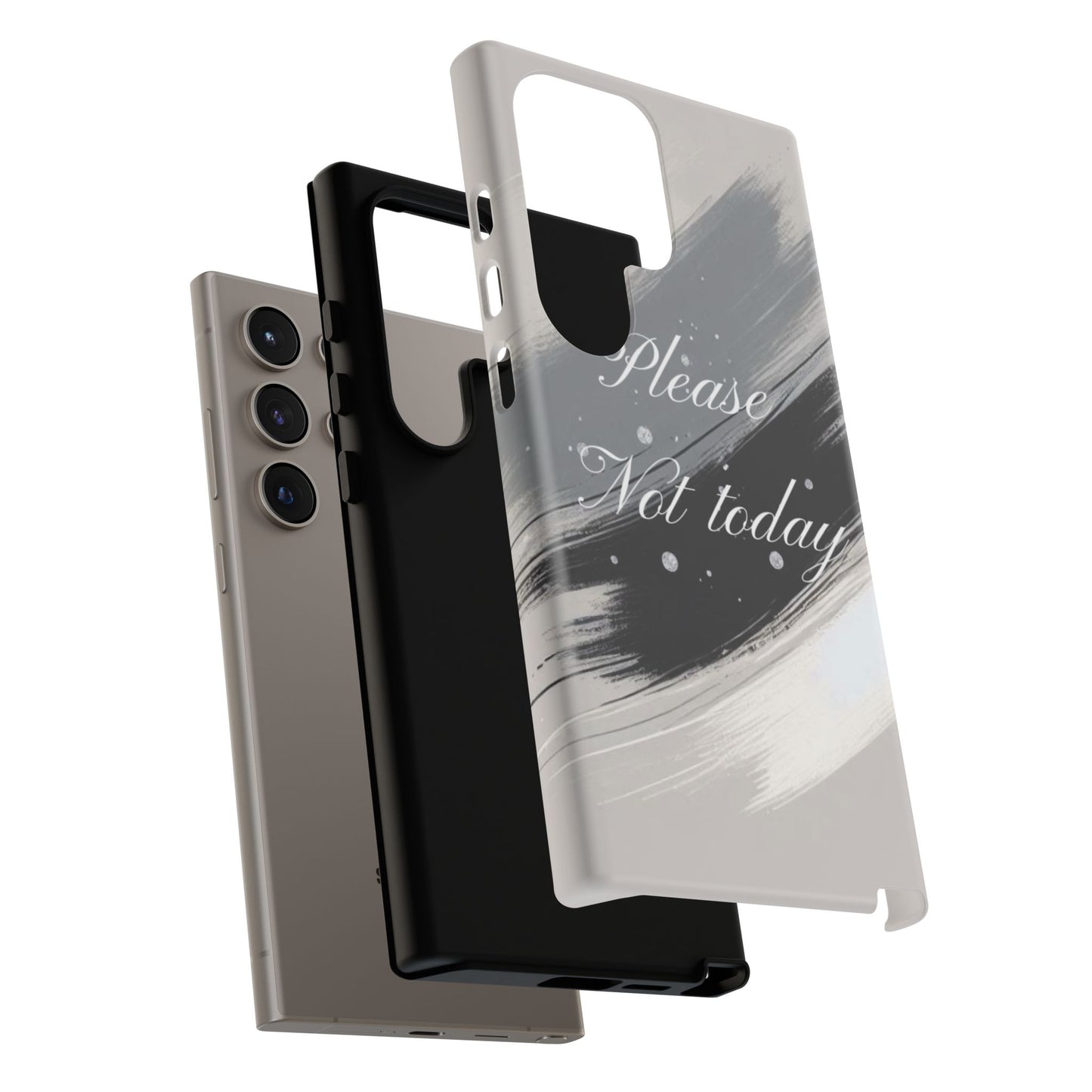 Please, Not Today Minimalist Phone Case Design