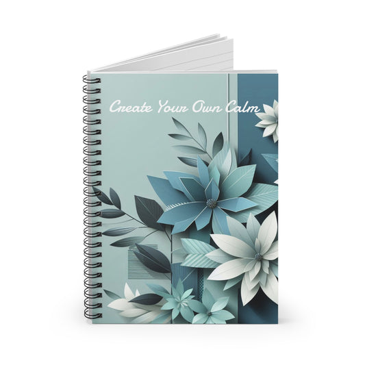 Create Your Own Calm Spiral Notebook Journal